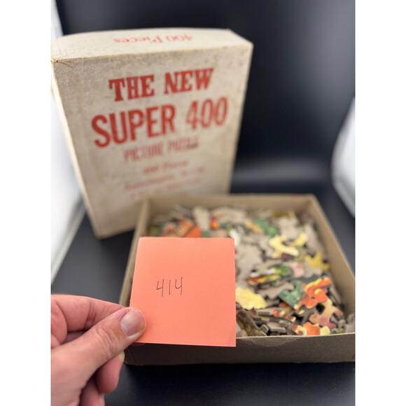 Vintage The New Super 400 Puzzle - The Goose Girl - Picture 7 of 7
